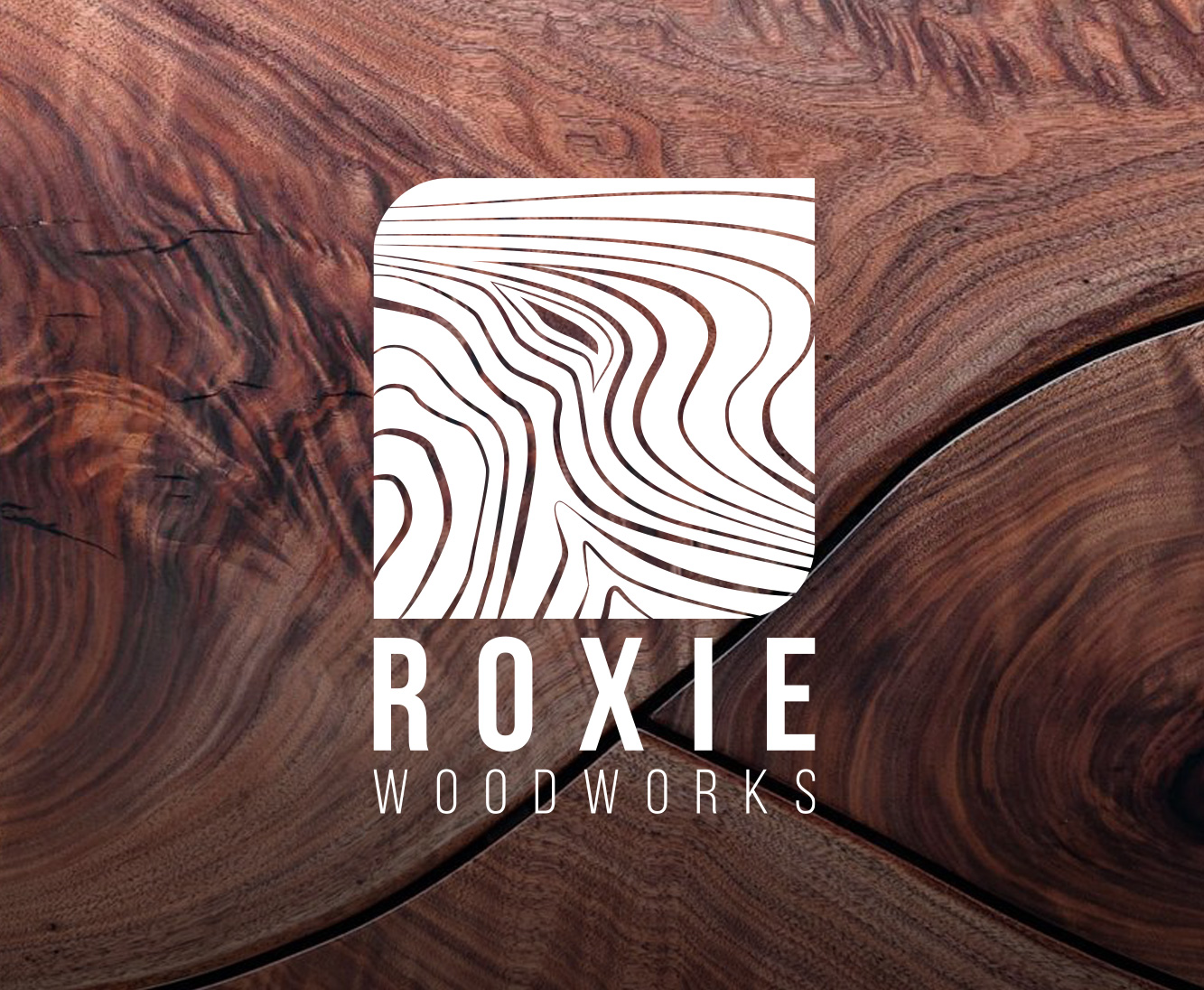 Roxie Woodworks Logo design